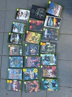 Lot of 19 Original Xbox Games & Enter The Matrix PS2 Disc Bundle